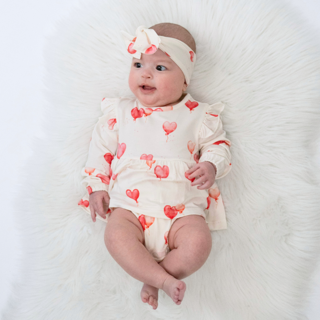 Baby Balloon Sleeve Paloma Onesie main image 0