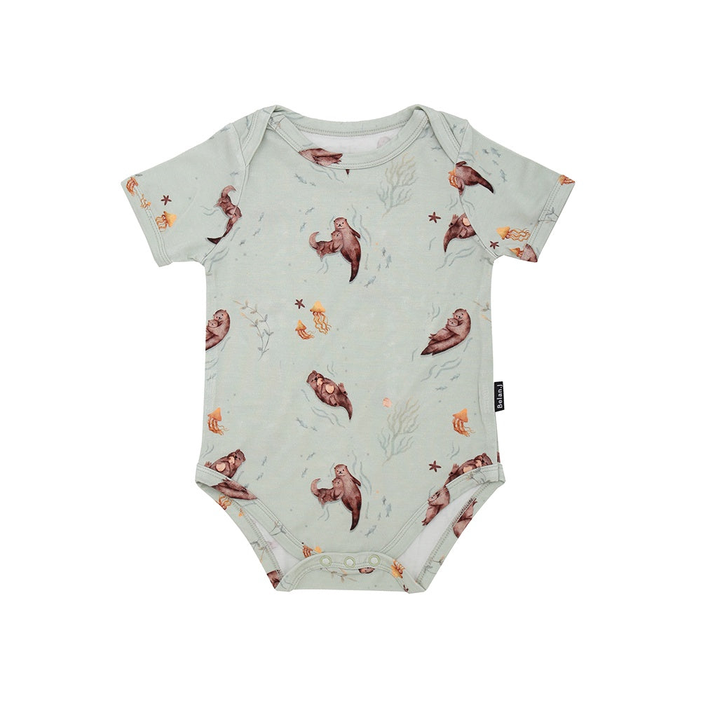 Belan.J Short Sleeve Onesie - Otters | Shop Now