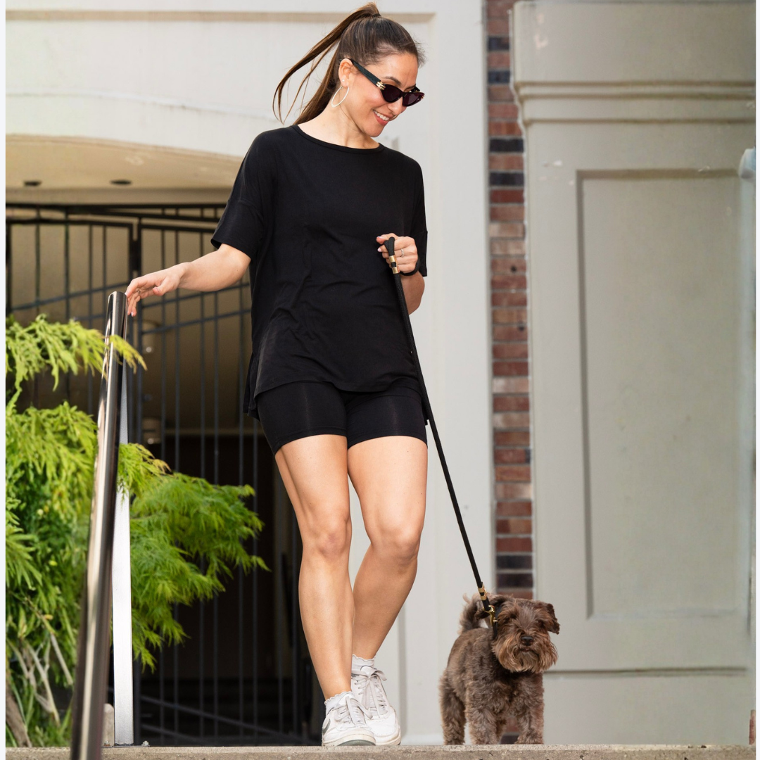 Women's Bike Shorts Set - Raven
