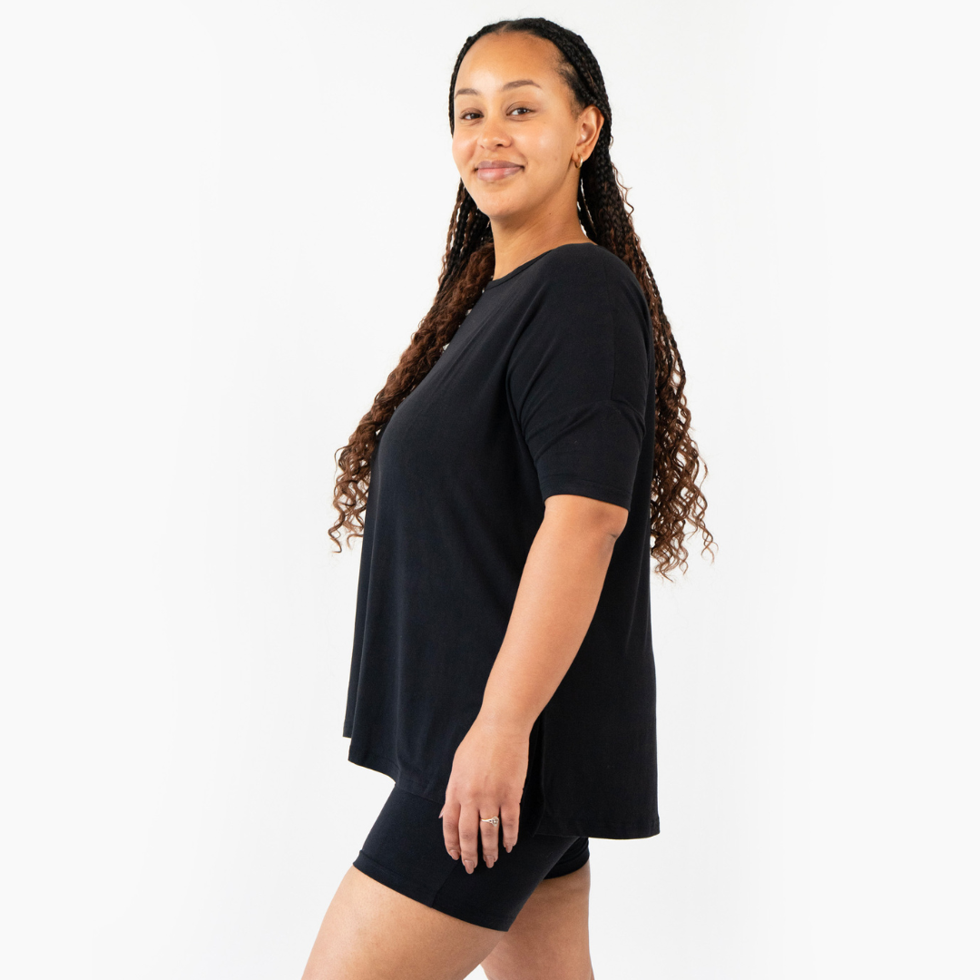Women's Bike Shorts Set - Raven