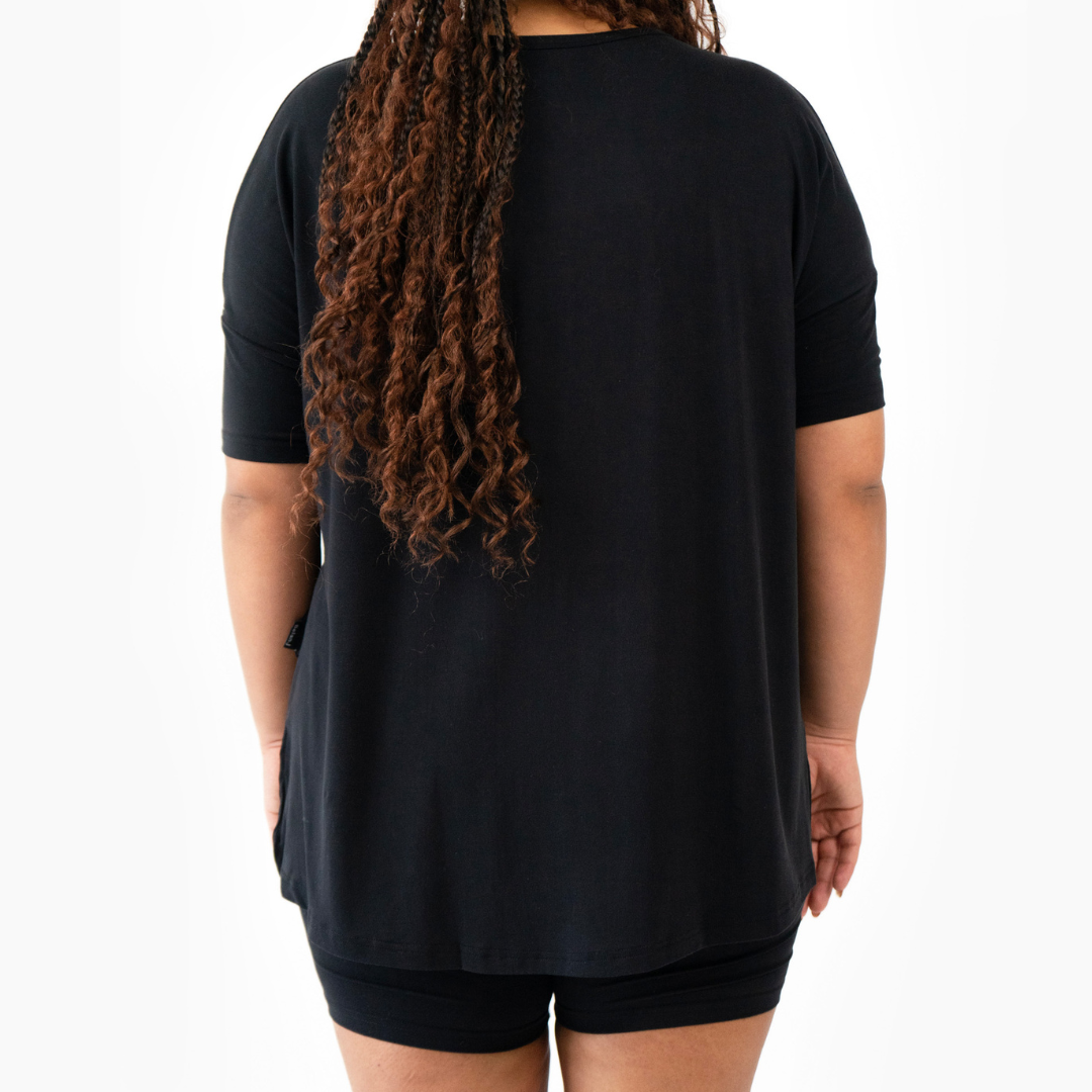 Women's Bike Shorts Set - Raven