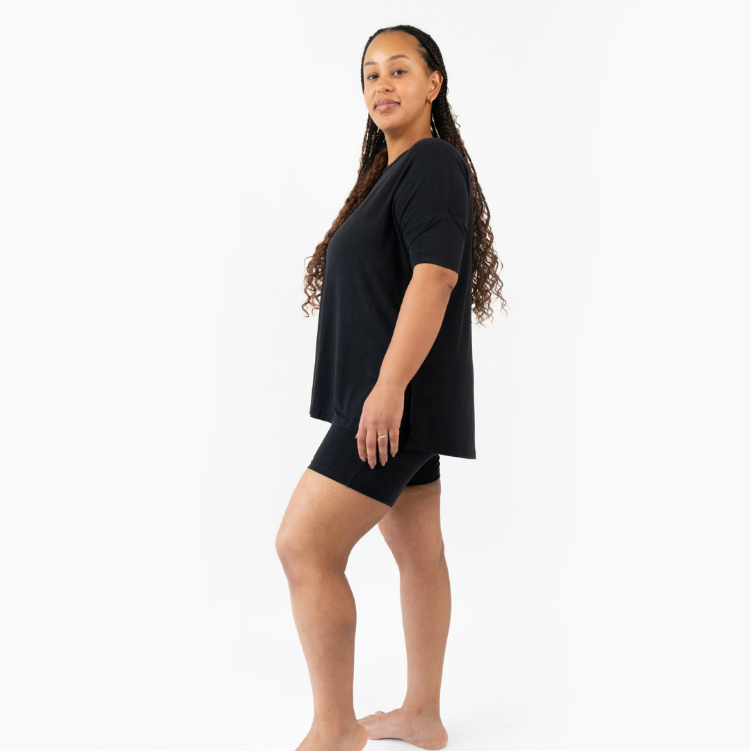Women's Bike Shorts Set - Raven