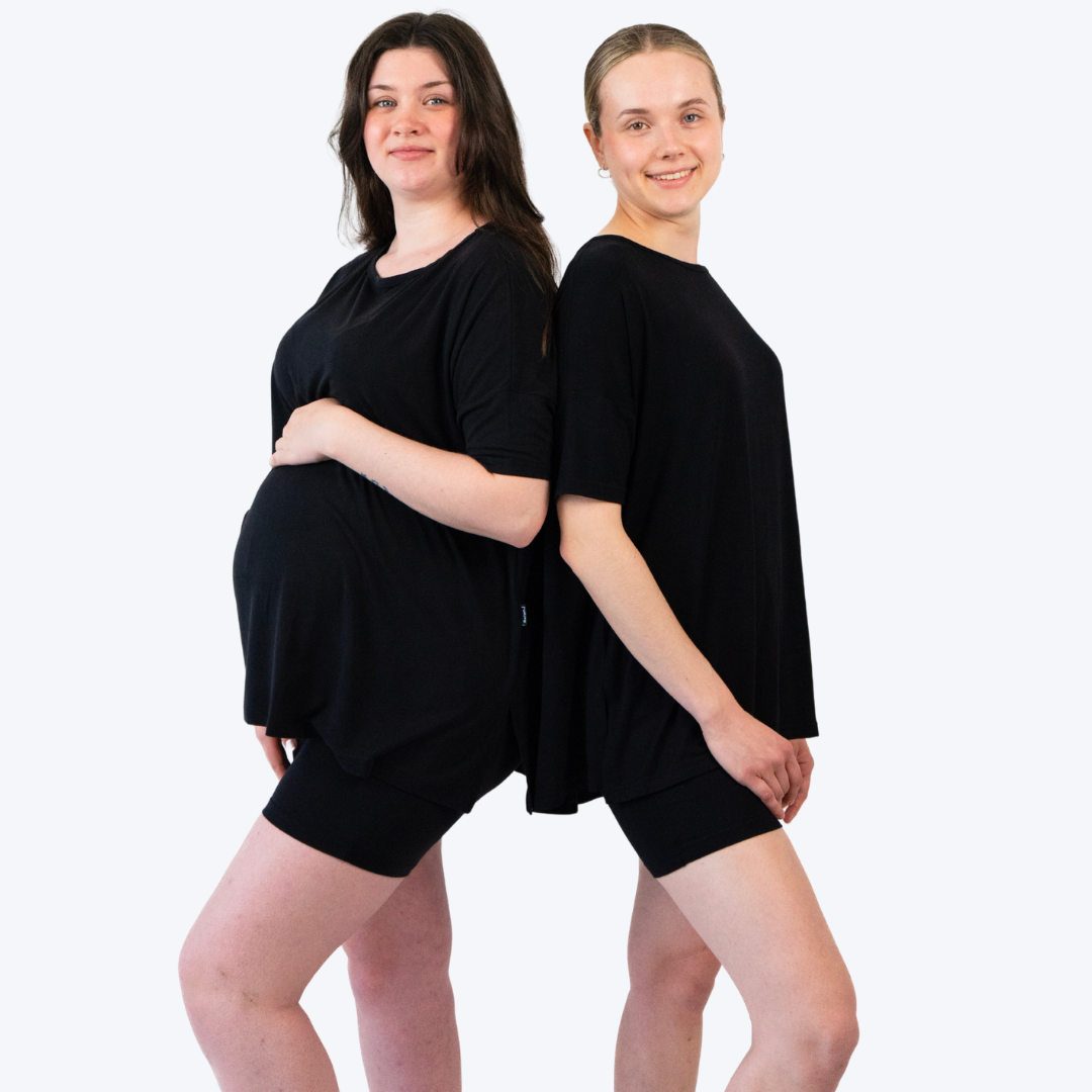 Women's Bike Shorts Set - Raven