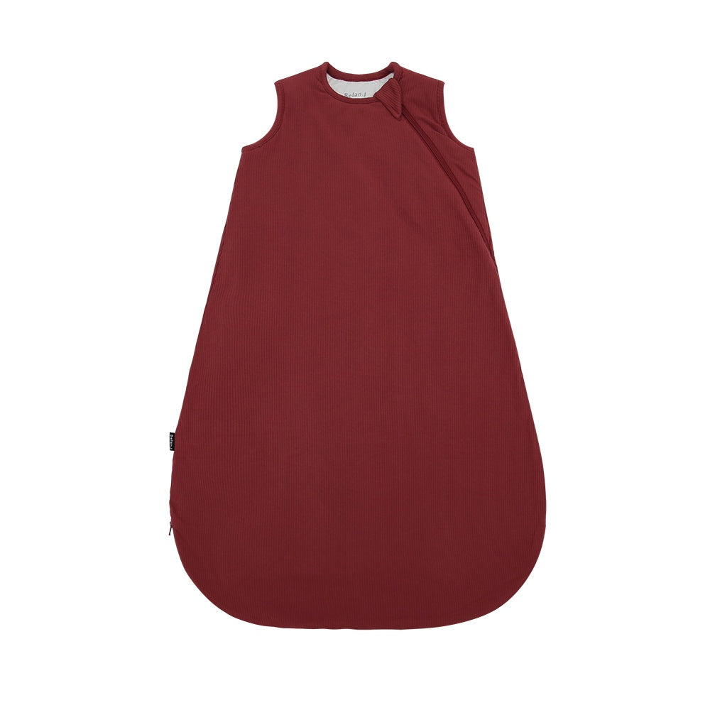 1.0 TOG Ribbed Bamboo Sleep Sack Burgundy Belan.J