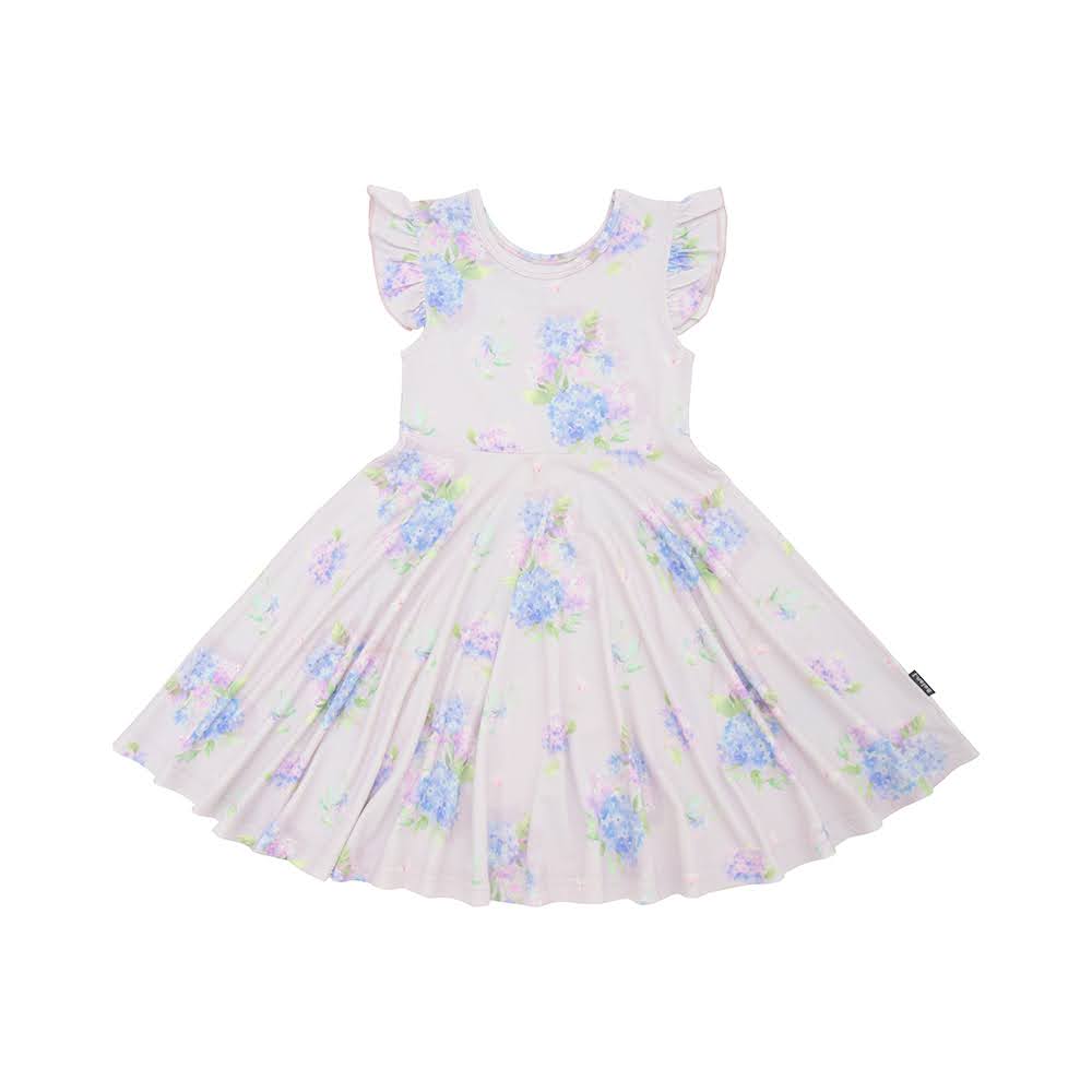 Girls Twirl Dresses | Ruffled Sleeve Twirl Dress | Belan.J