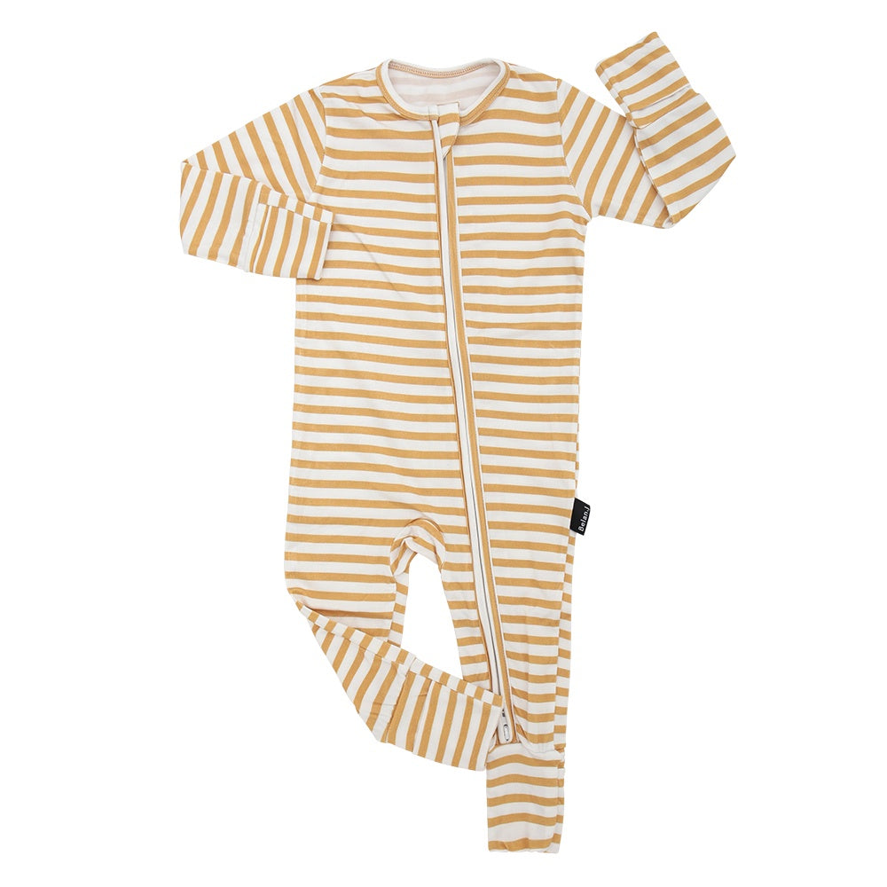 Sun Stripe Footed Sleeper | One Piece Sleeper | Belan.J