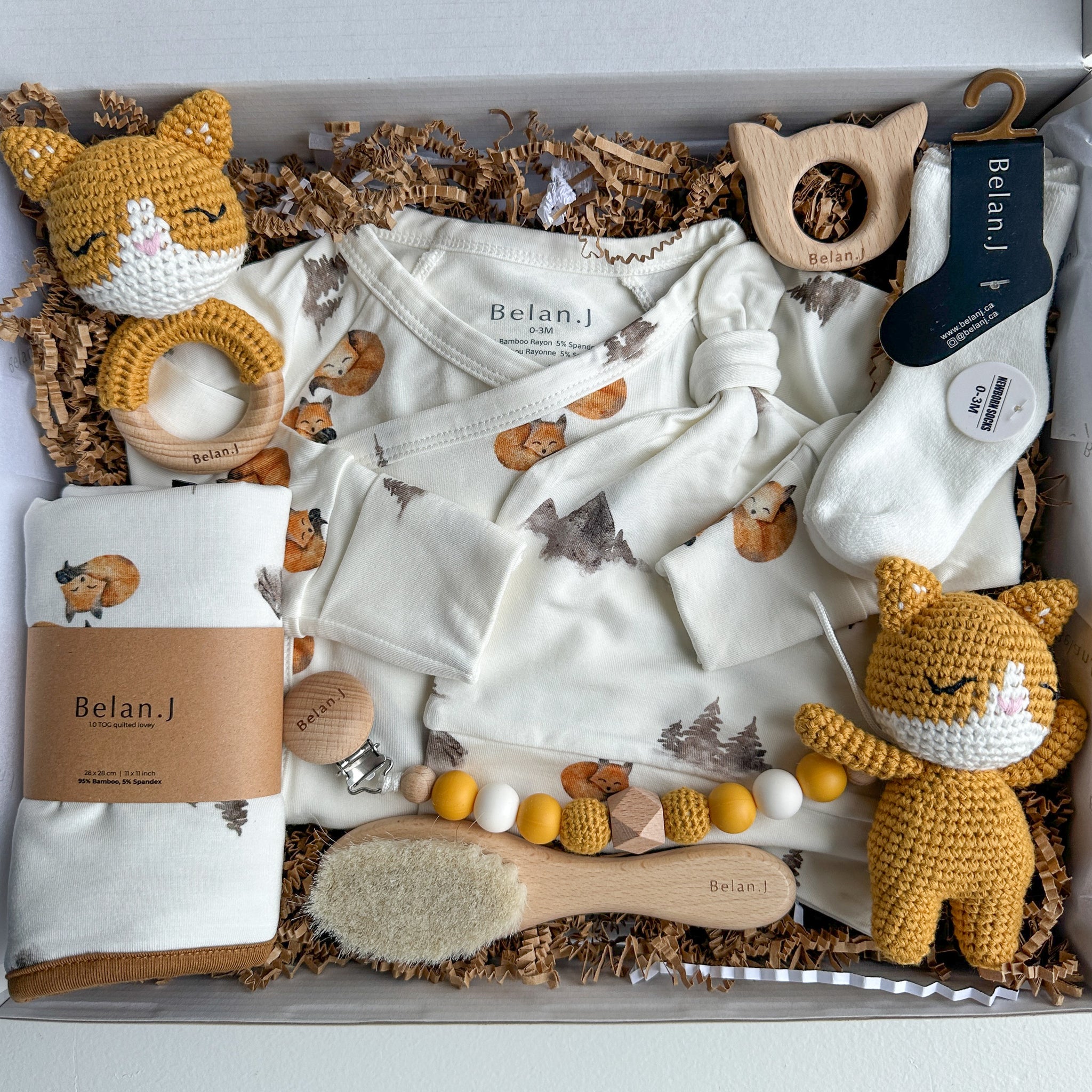 Baby Gift Box - Foxes – Belan.J