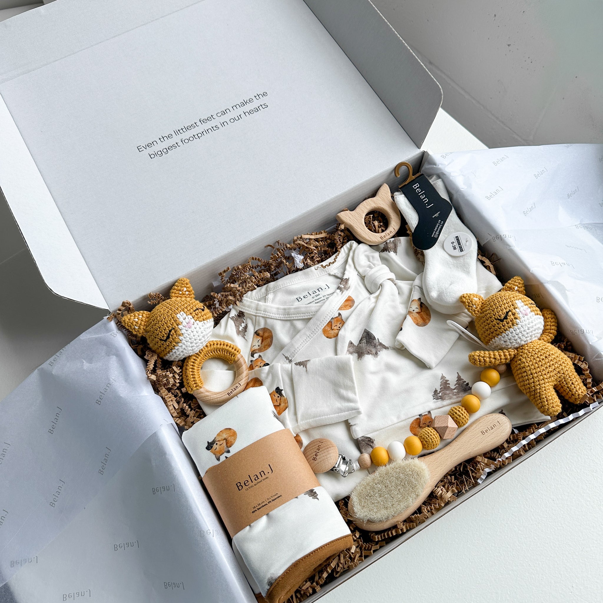 Baby Gift Box - Foxes – Belan.J
