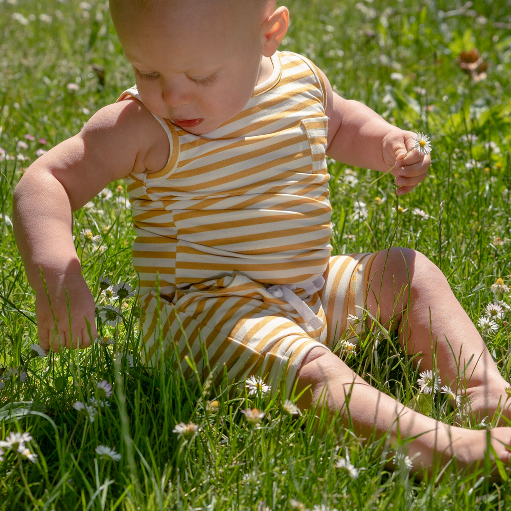 Baby Harem Shorts | Sun Stripe Shorts | Belan.J