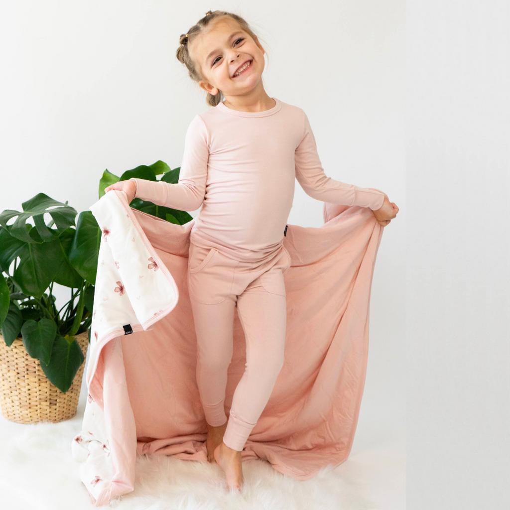 Rose Quartz Jogger Set | Baby Rose Quartz Joggers | Belan.J