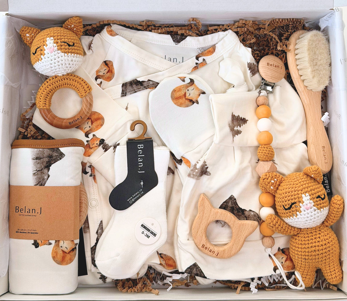 Baby Gift Box - Foxes – Belan.J