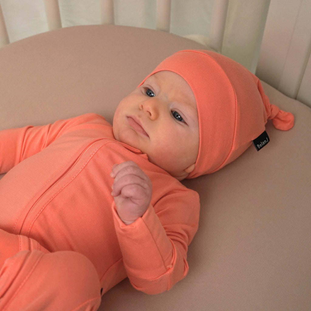 Coral Footed Sleepers | Adorable Footed Sleeper | Belan.J