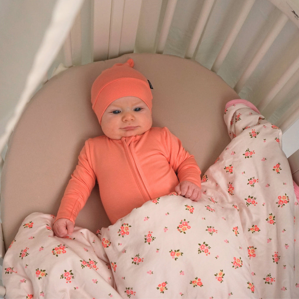 Coral Footed Sleepers | Adorable Footed Sleeper | Belan.J