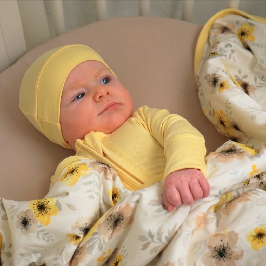 Cute Footed Sleeper | Mellow Yellow Footed Sleeper | Belan.J
