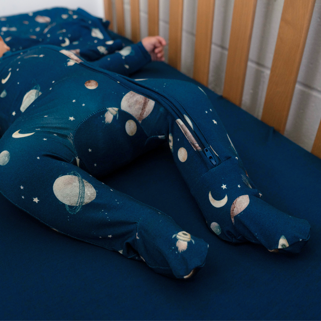 Breathable Footed Sleeper | Space Footed Sleeper | Belan.J