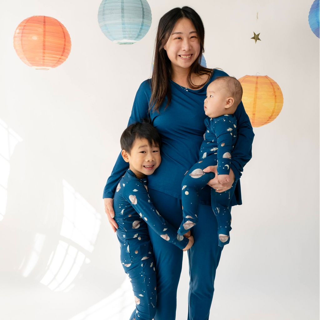 Breathable Footed Sleeper | Space Footed Sleeper | Belan.J