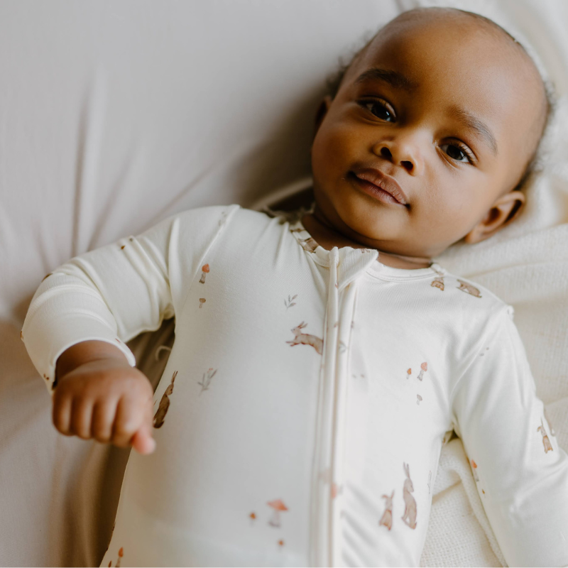 Bunnies Zipper Sleeper | Footed Zipper Sleeper | Belan.J