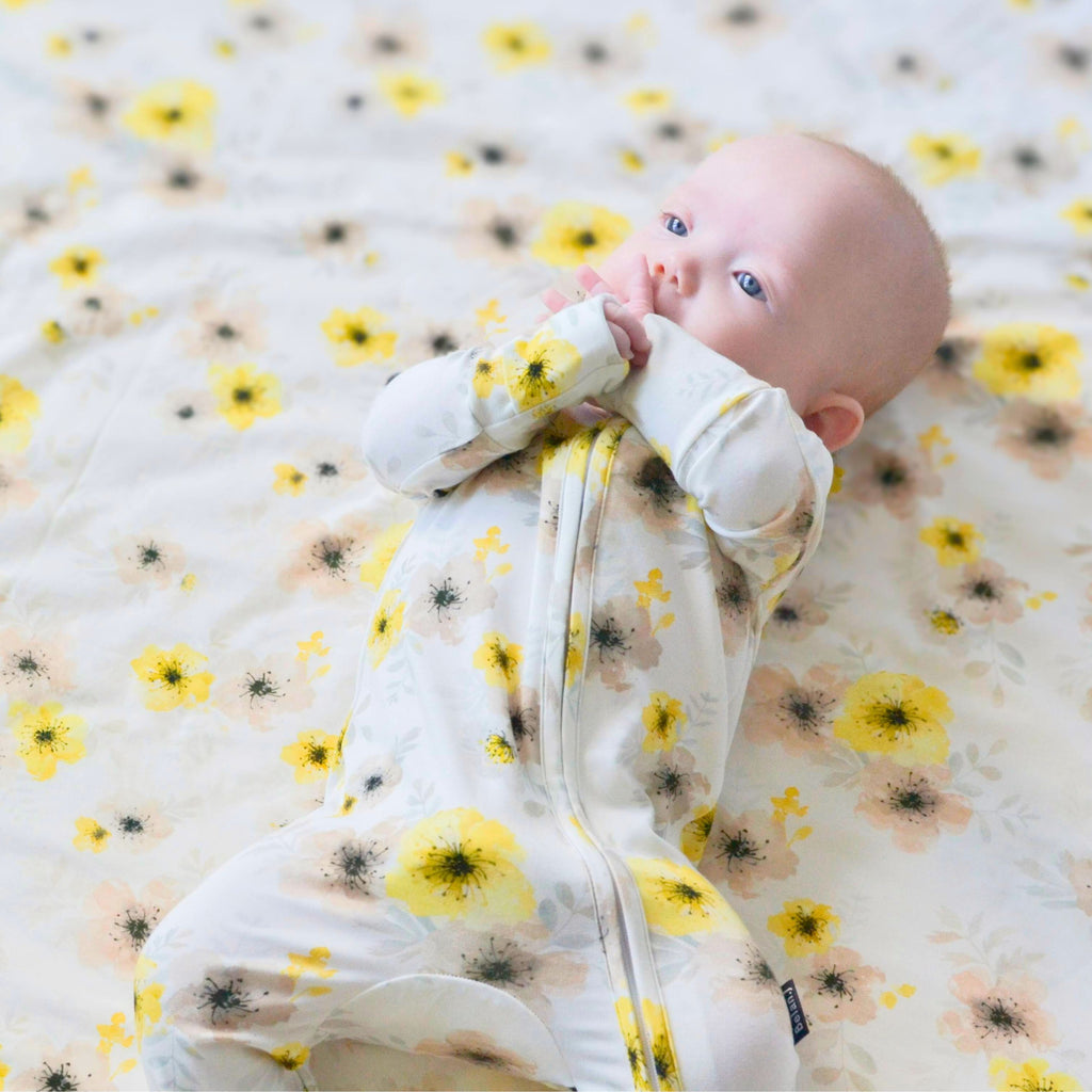 Sunny Meadow Footed Sleepers | Belan.J