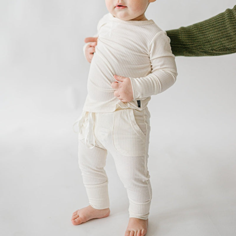 Baby Top and Bottom Set | Baby Ribbed Set | Belan.J
