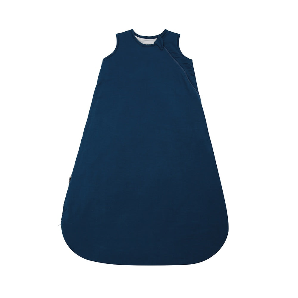 Children's sleep bag in deep blue solid color